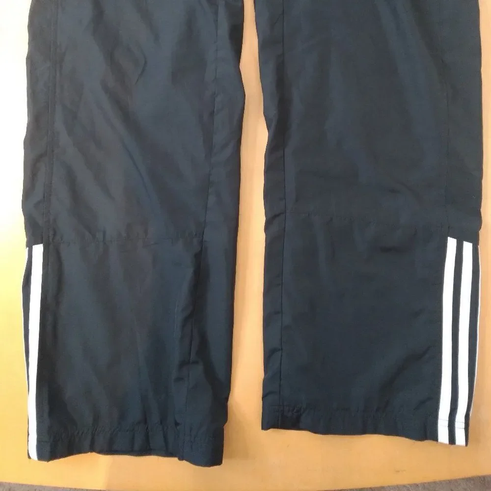Adidas 3 Stripe Mesh Lined Wind Pants Jogger Trainers